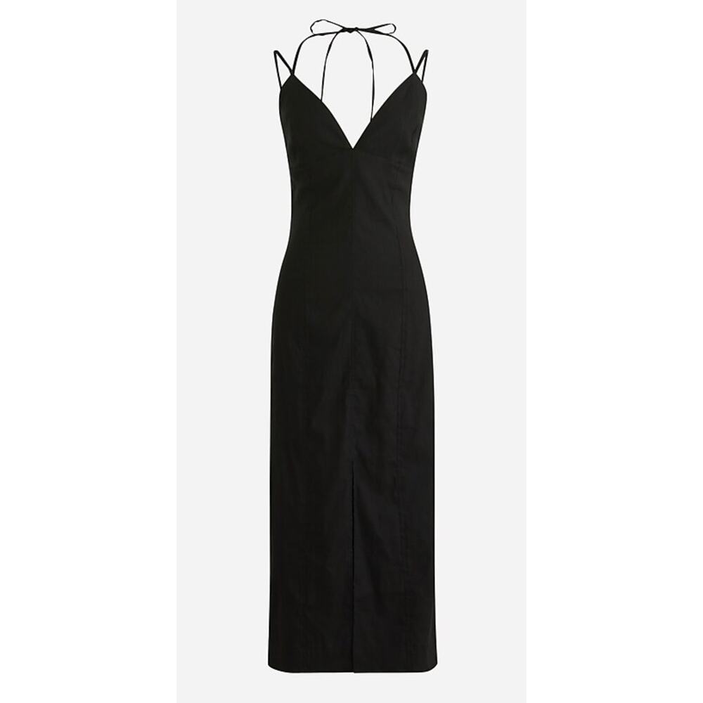 J. Crew Collection halter-tie V-neck sheath dress NWT Size 24